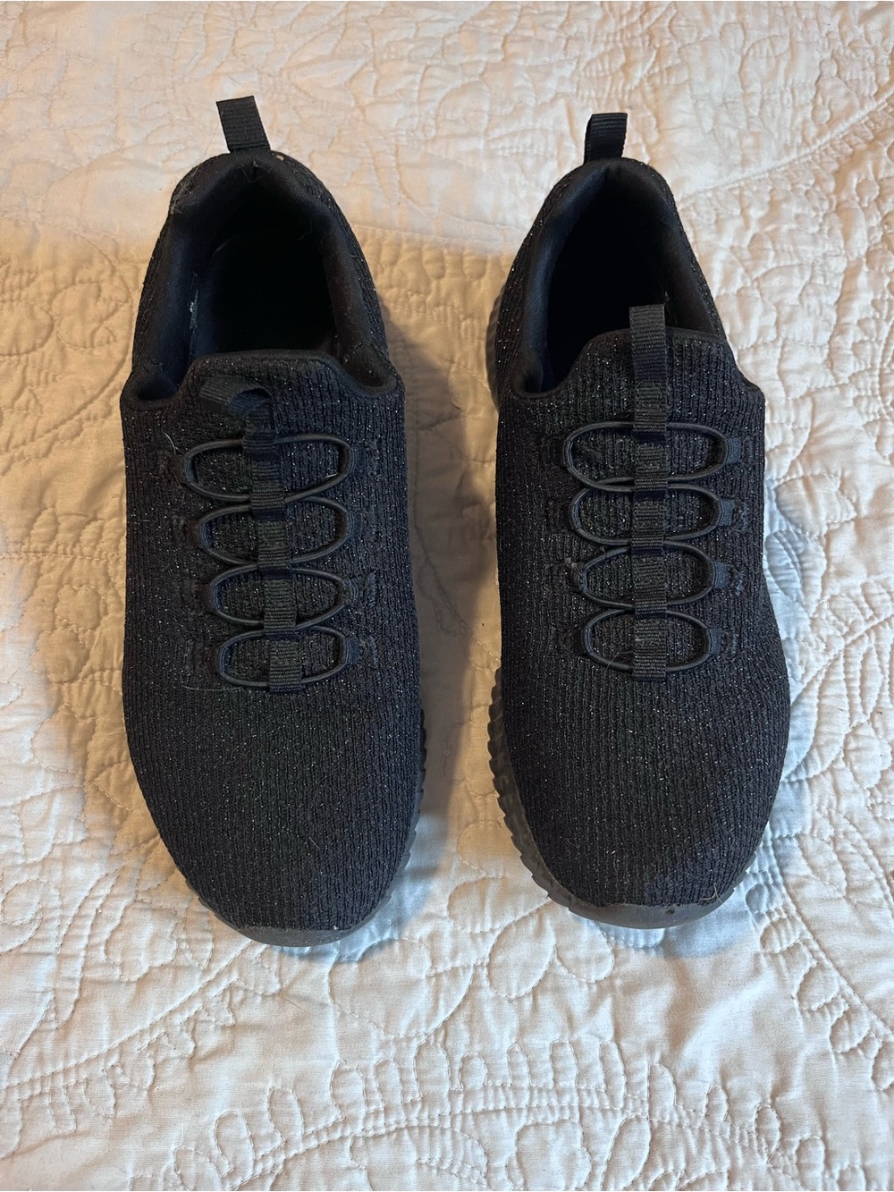 Skechers Women's Black Slip-On Athletic Sneakers